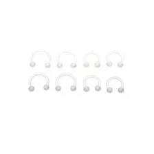 Multi-Pack Glow In The Dark Horseshoe Rings - 4 Pair at Spencer's