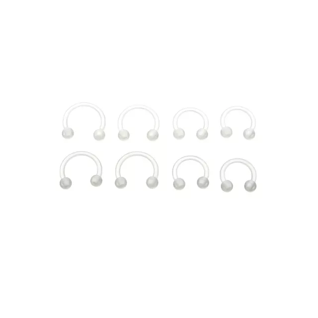 Multi-Pack Glow In The Dark Horseshoe Rings - 4 Pair at Spencer's