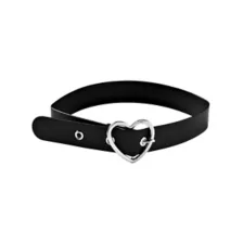 Heart Buckle Choker Necklace at Spencer's