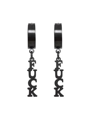 Fuck Huggie Dangle Earrings