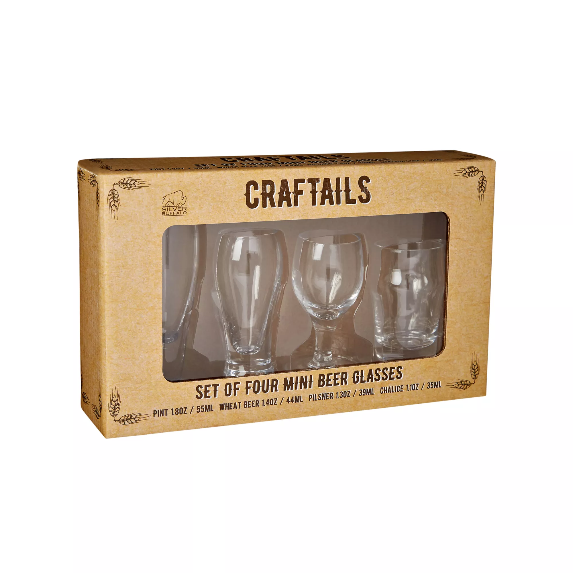 Craft Beer Glasses 1 oz. - 4 pack at Spencer's