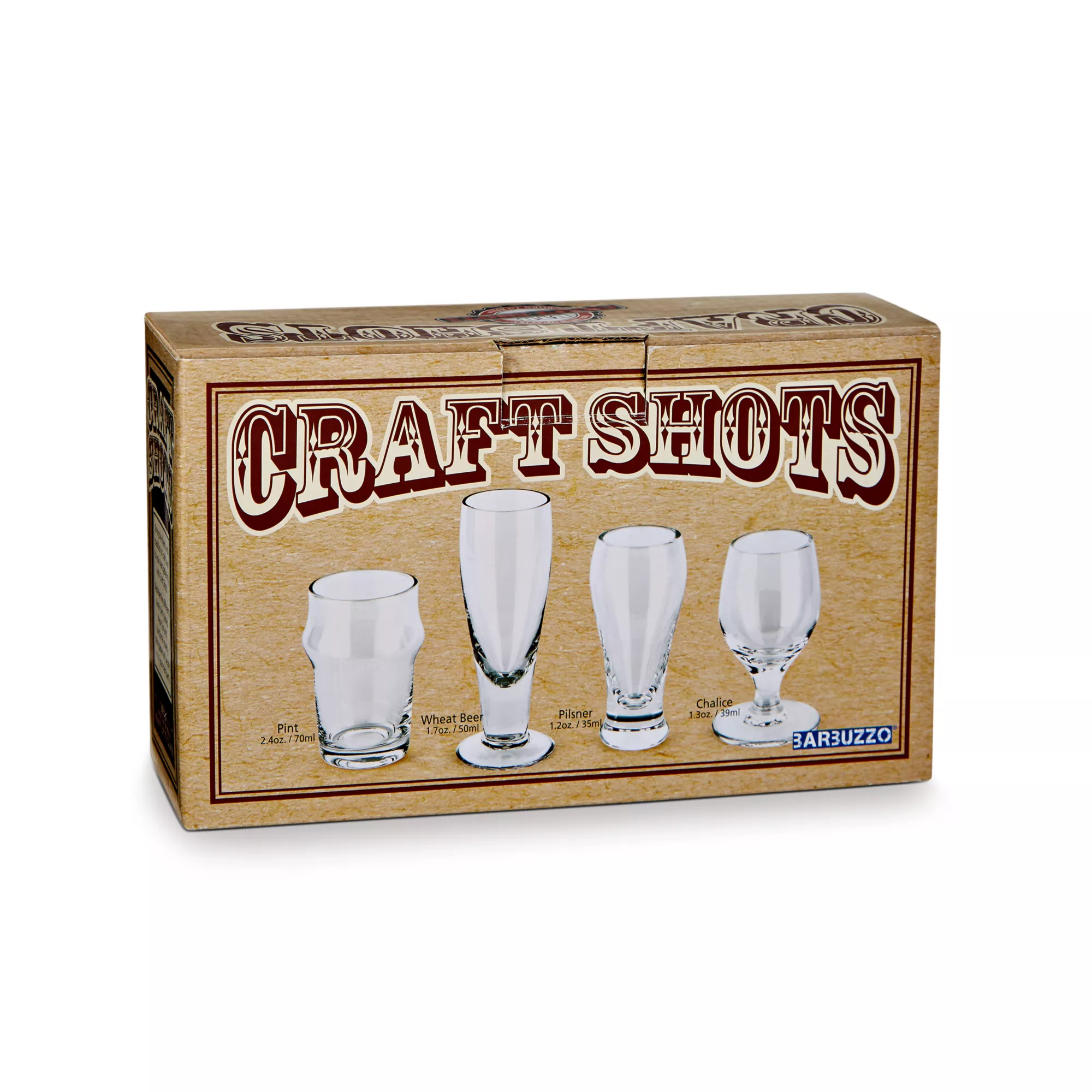 Craft Beer Glasses 1 oz. - 4 pack at Spencer's
