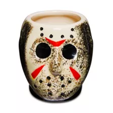 Sculpted Jason Voorhees Shot Glass 3.5 oz. - Friday the 13th at Spencer's
