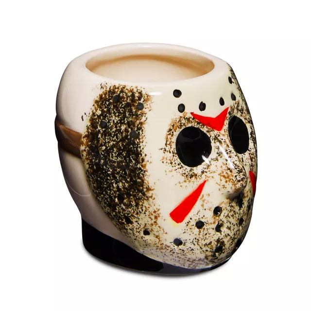 Sculpted Jason Voorhees Shot Glass 3.5 oz. - Friday the 13th at Spencer's