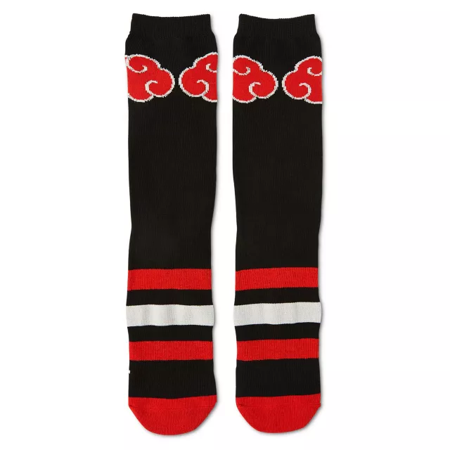 Striped Cloud Naruto Crew Socks at Spencer's