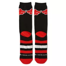 Striped Cloud Naruto Crew Socks at Spencer's