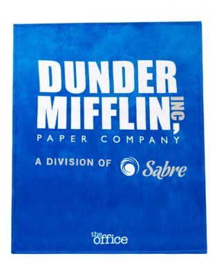 Dunder Mifflin Sabre Fleece Blanket