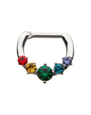 Rainbow clearance septum clicker