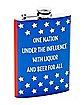 One Nation Under The Influence Flask - 8 oz.