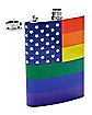 Star Rainbow Flag Flask - 8 oz.