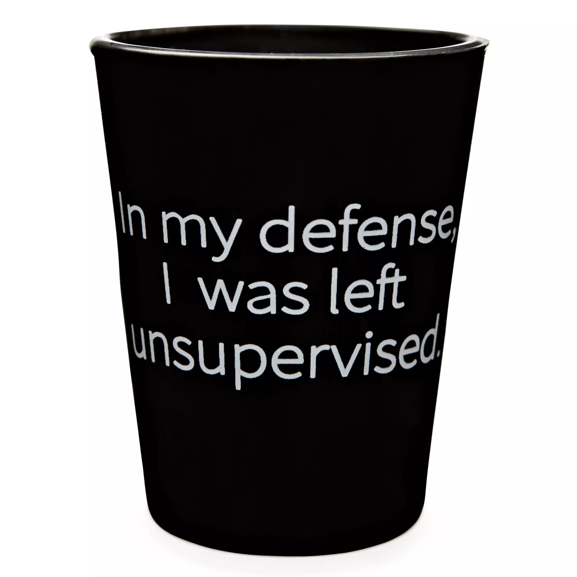 In My Defense Shot Glass at Spencer's