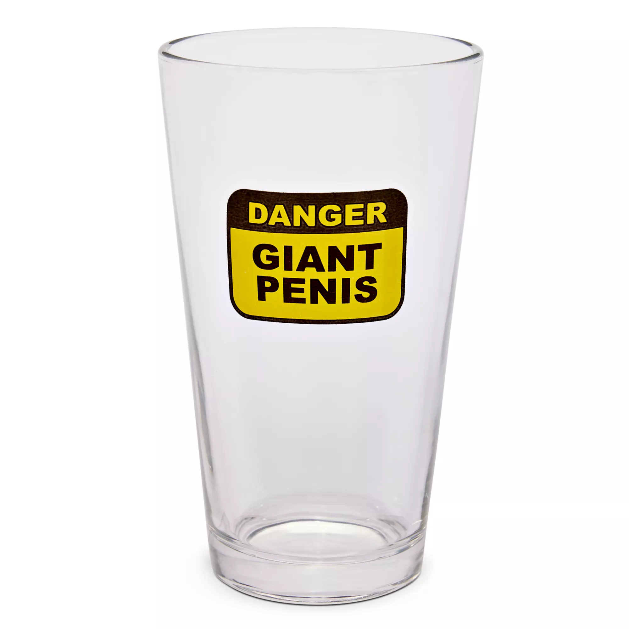 Danger Giant Penis Pint Glass - 16 oz. at Spencer's