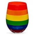 Pride Flag Stemless Wine Glass - 20 oz. at Spencer's