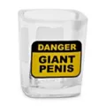 Square Danger Giant Penis Shot Glass - 2 oz. at Spencer's