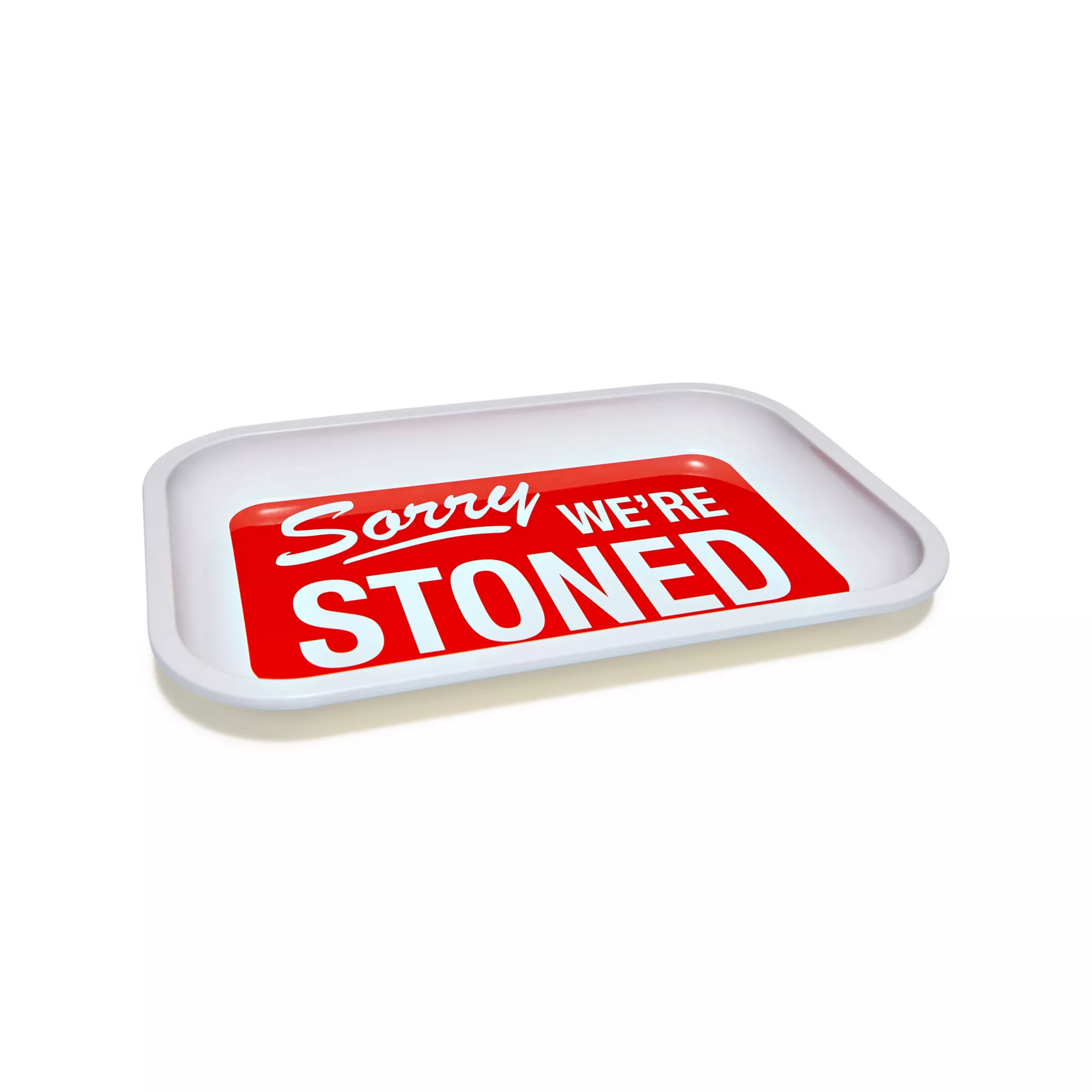 Sorry We're Stoned Tray at Spencer's