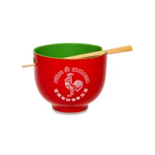 Boxed Sriracha Noodle Bowl and Chopsticks Set at Spencer's
