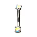 Blue and Yellow Gem Belly Ring – 14 Gauge at Spencer's