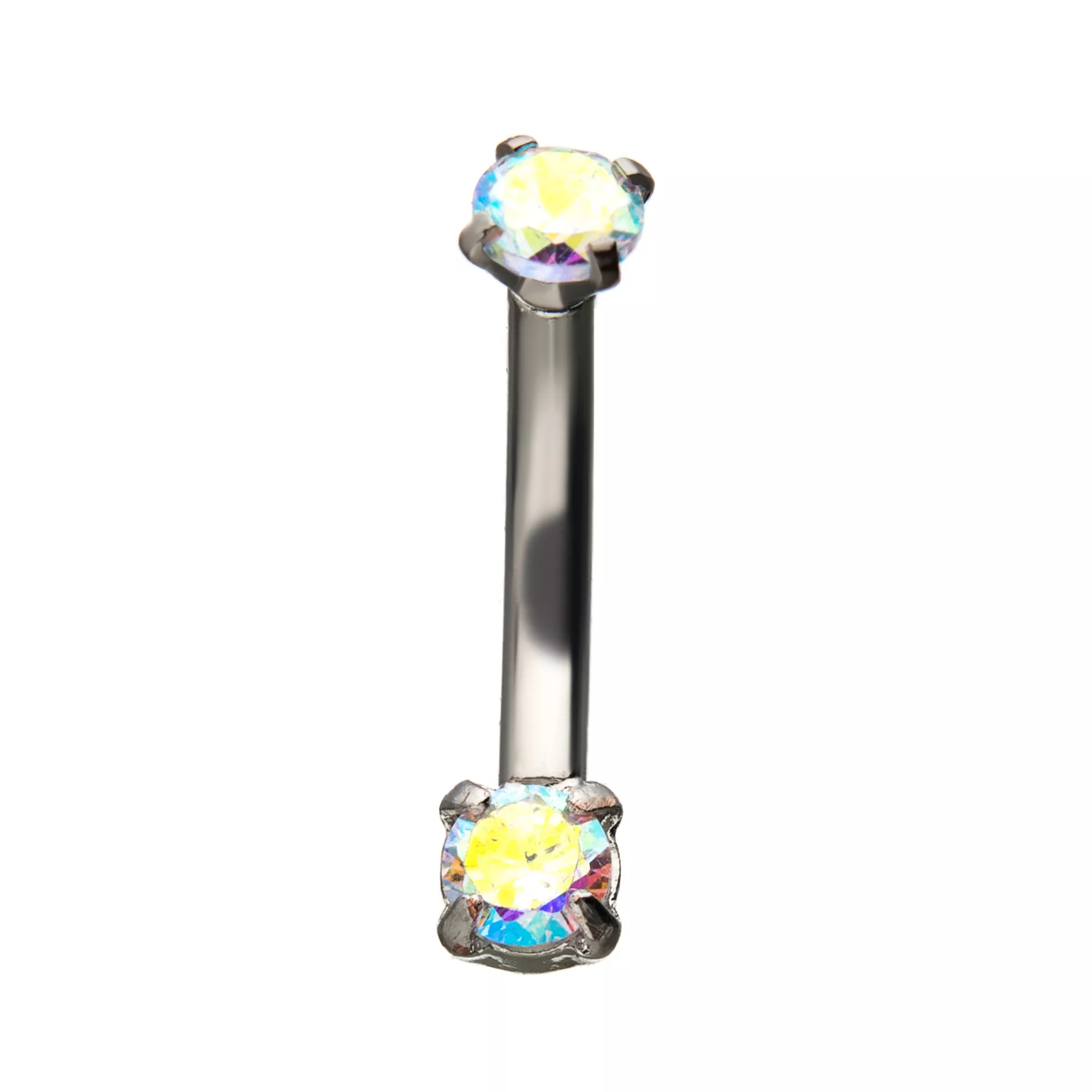 Blue and Yellow Gem Belly Ring – 14 Gauge at Spencer's