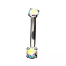 Blue and Yellow Gem Belly Ring – 14 Gauge at Spencer's