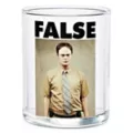 False Dwight Schrute Shot Glass 3 oz. - The Office at Spencer's