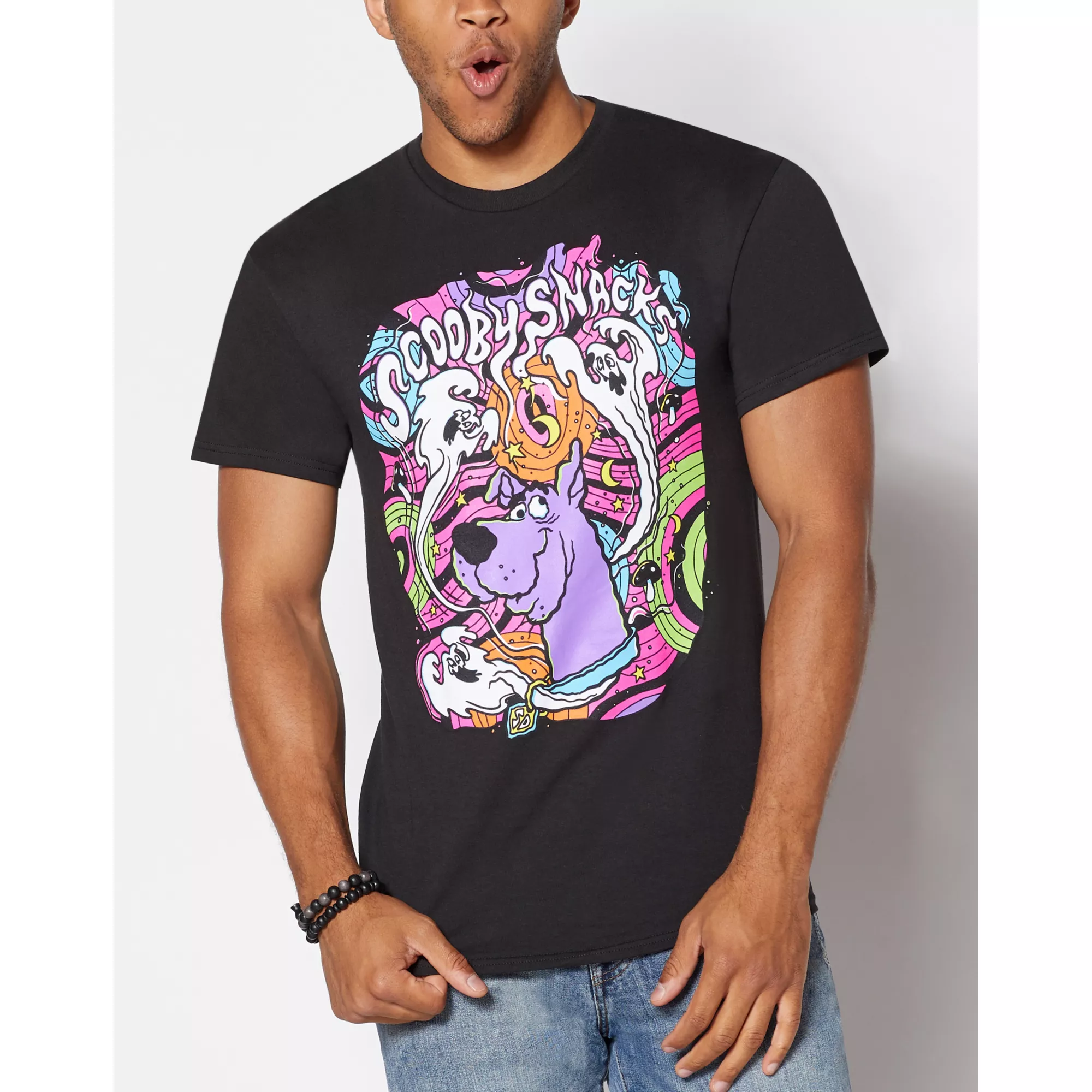 Psychedelic Scooby Snacks T Shirt - Scooby-Doo at Spencer's