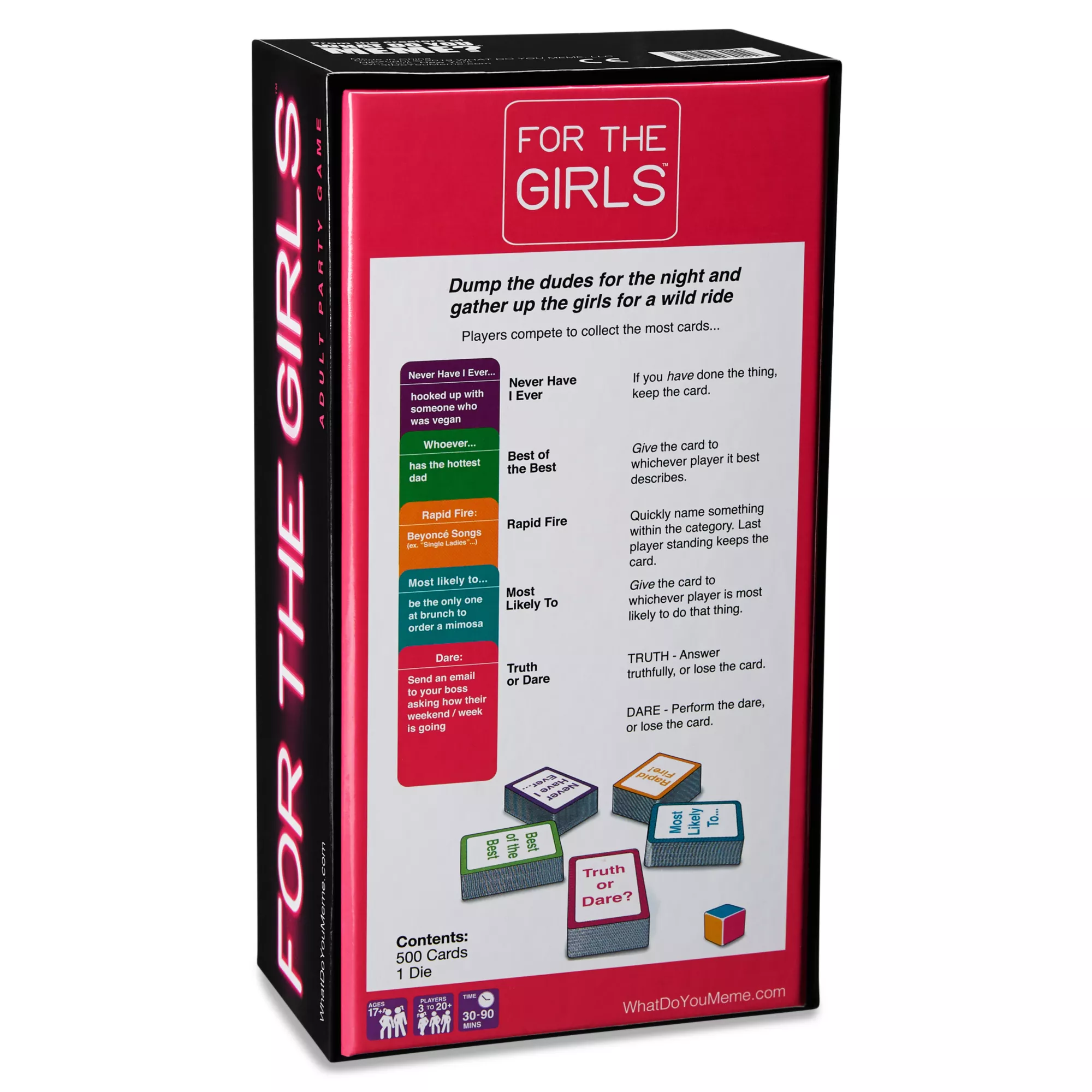 For The Girls Card Game at Spencer's