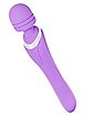 Wiggle Wand Double-Ended Rechargeable Massager 9.2 Inch Purple - Hott Love Extreme