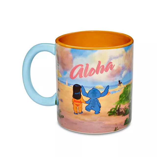 Aloha Stitch Spinner Coffee Mug 20 oz. - Disney at Spencer's