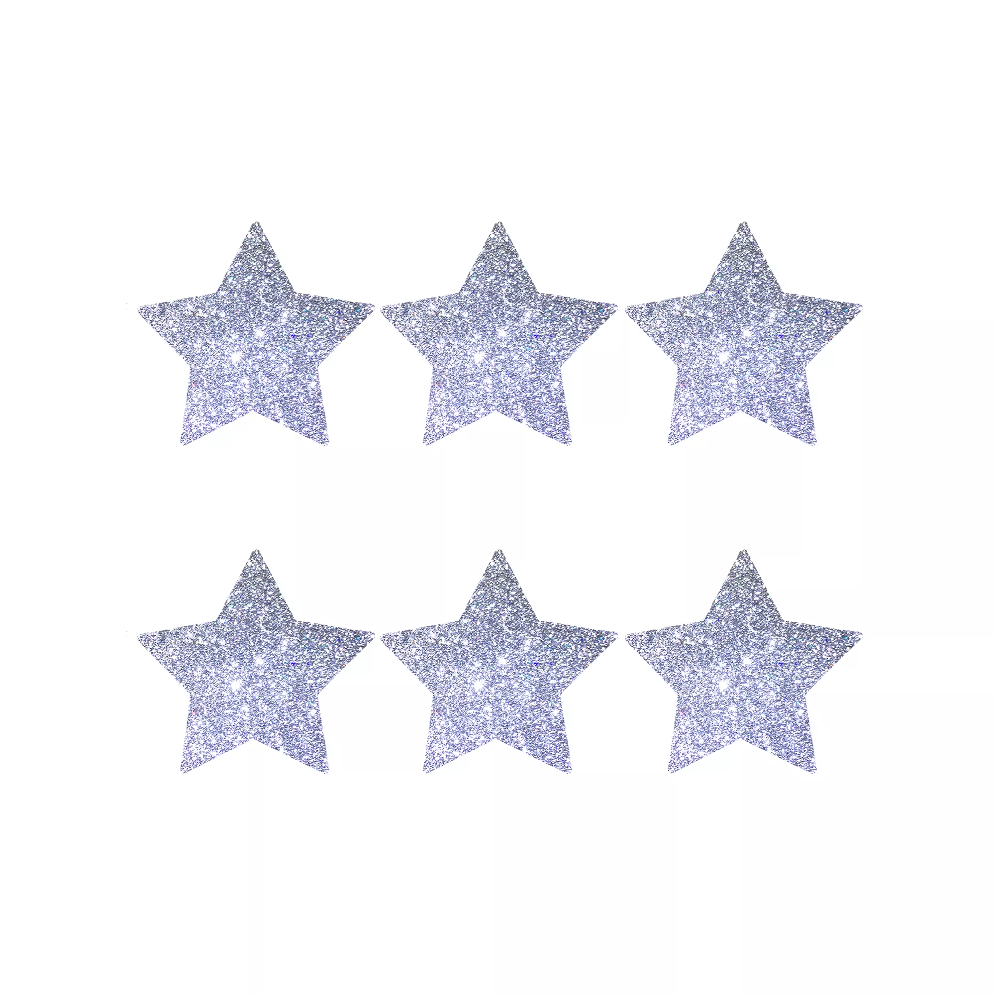 Glitter Star Pasties - 6 Pack at Spencer's