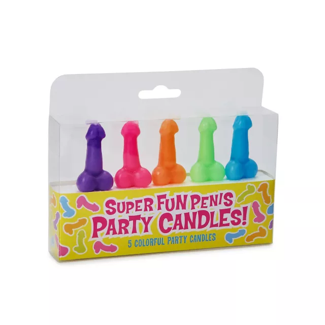 Penis Party Candles – 5 pack at Spencer's