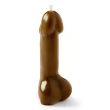 Big Brown Penis Candle at Spencer's