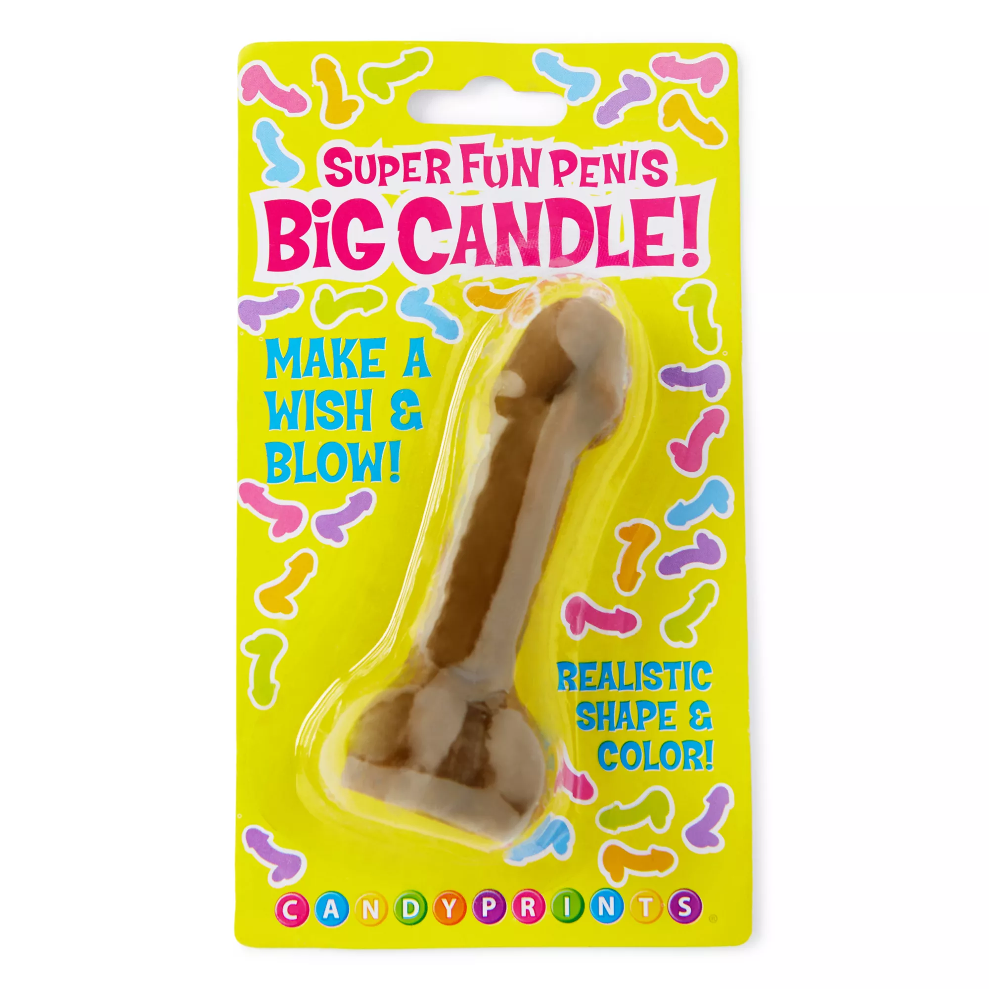 Big Brown Penis Candle at Spencer's