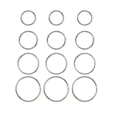 Multi-Pack Hoop Nose Rings - 12 Pack at Spencer's