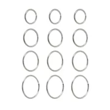 Multi-Pack Hoop Nose Rings - 12 Pack at Spencer's