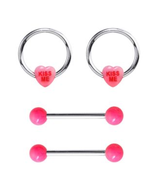 Nipple piercing shop rings spencers