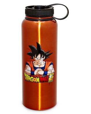 Dragon Ball Z Cell Saga Sticker Bomb Orange Throws Hand Wash Beverage Water  Bottle, 32 oz 