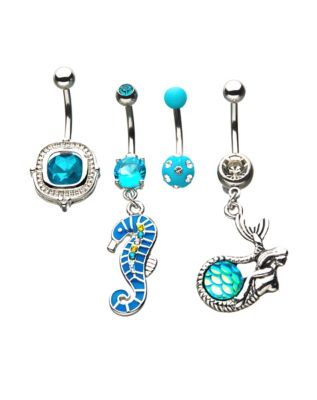 Cute Dangle Belly Button Rings - Spencer's