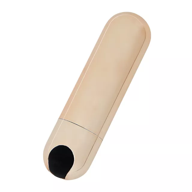 Rose Goldtone 10 Function Rechargeable Waterproof Bullet Vibrator - 3 Inch at Spencer's