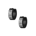 Cross Huggie Earrings - 18 Gauge at Spencer's