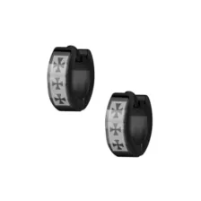 Cross Huggie Earrings - 18 Gauge at Spencer's
