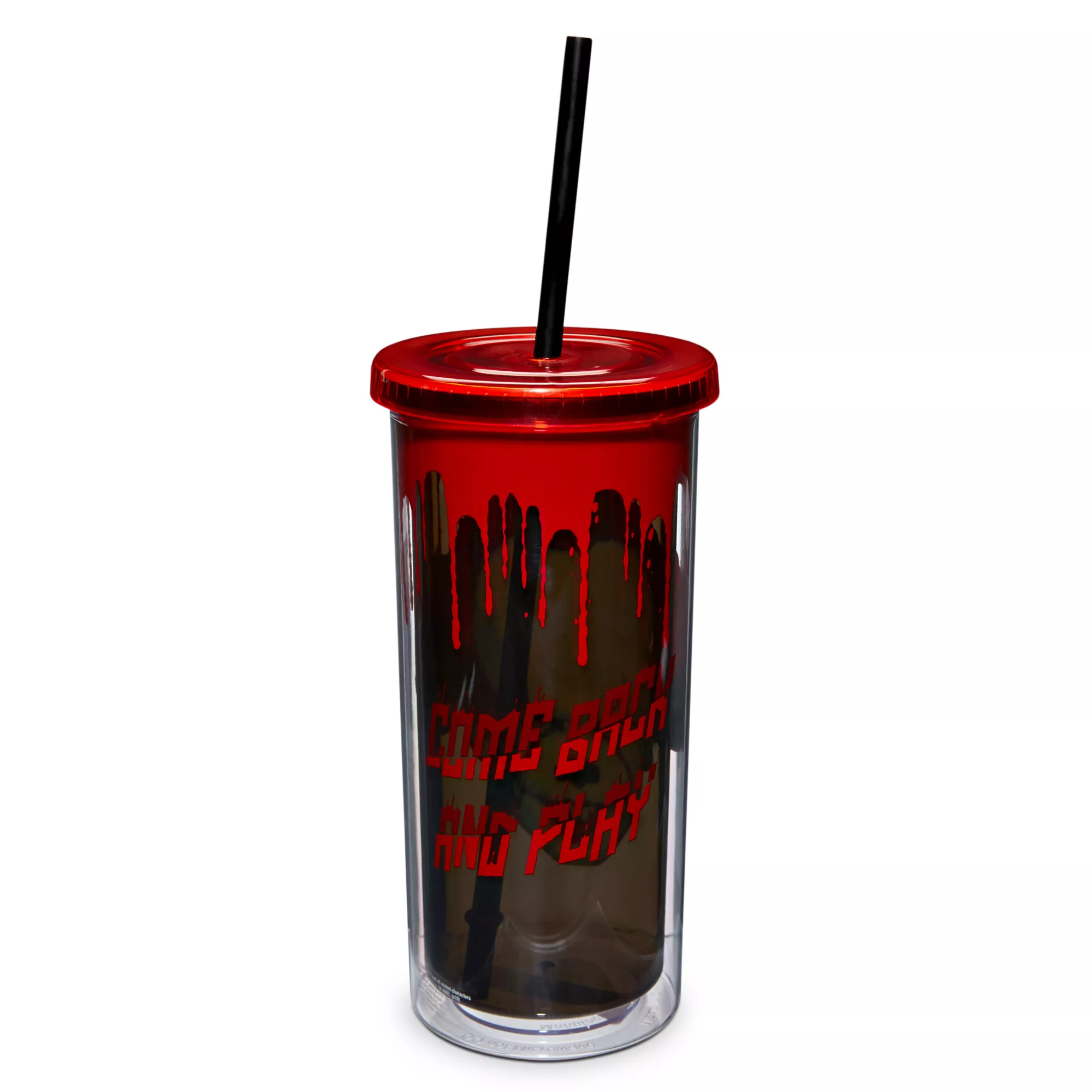 Come Back and Play Pennywise Cup With Straw 20 oz. - It at Spencer's
