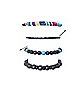 Multi-Pack Woven Bead Bracelets - 4 Pack