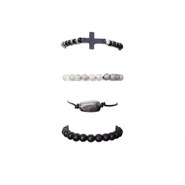 Multi-Pack Beaded Bracelets - 4 Pack at Spencer's