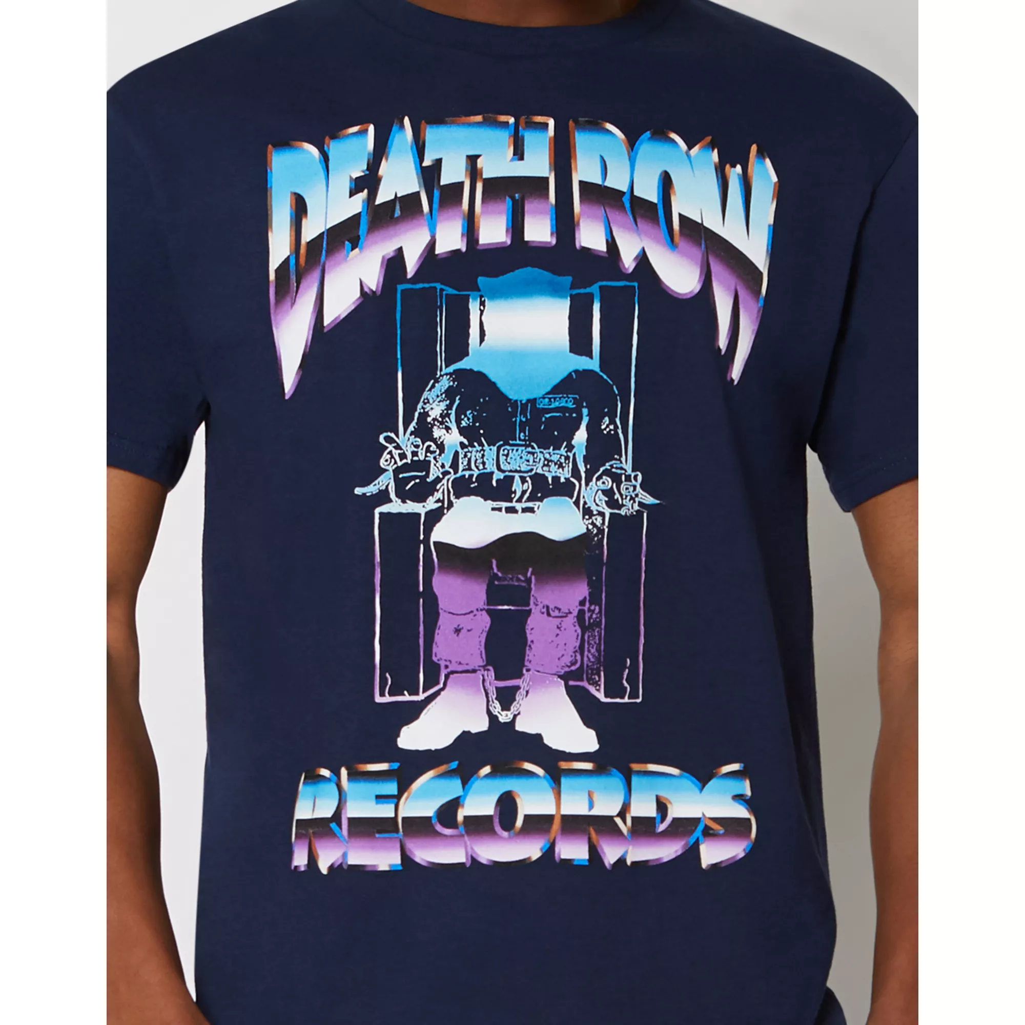 Chrome-Look Death Row Records T Shirt at Spencer's