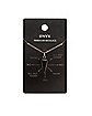 Onyx Pendulum Necklace