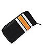 Black and Orange Stripped Zipper Wallet - Dragon Ball Z