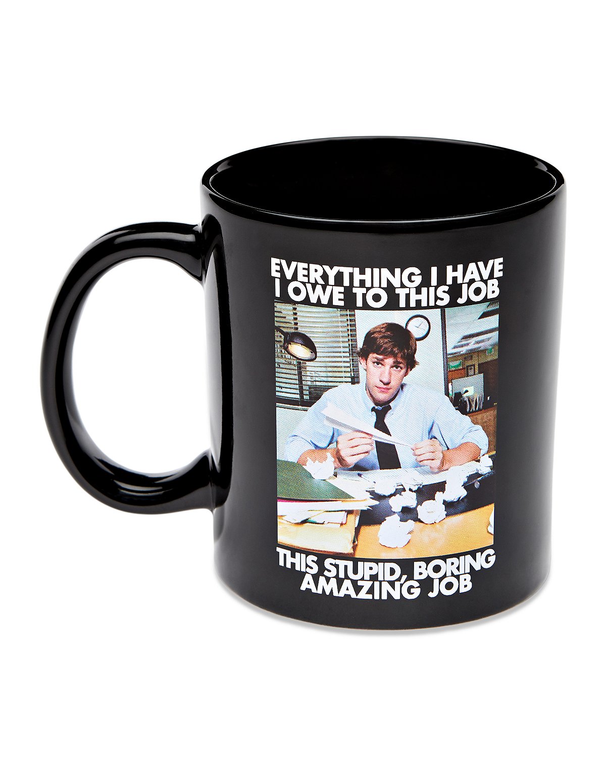 Stupid Boring Amazing Job Jim Coffee Mug