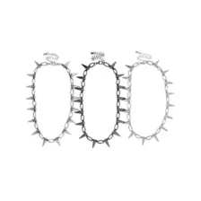 Spiked Choker Necklace Set at Spencer's