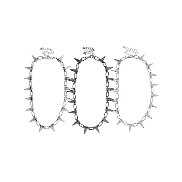 Spiked Choker Necklace Set at Spencer's