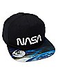 Black NASA Snapback Hat - NASA